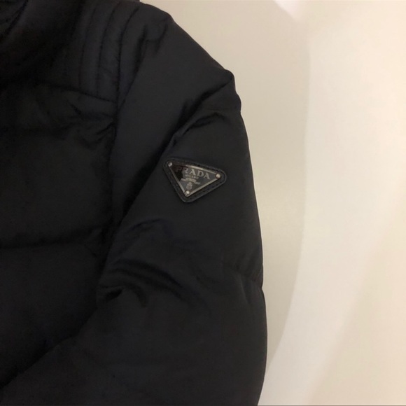 Prada logo black down jacket - Picture 11 of 12